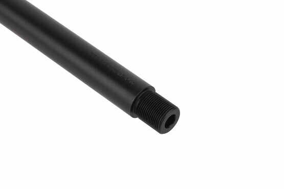 The Criterion AR 308 barrels use a 5/8x24 thread pitch for attaching muzzle brakes suppressors, and flash hiders
